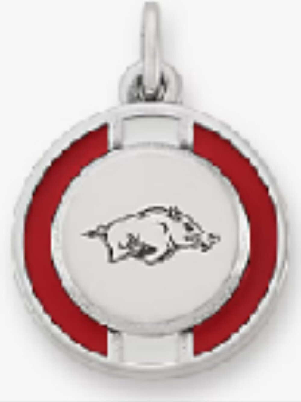 James Avery Enamel University of Arkansas School Spirit Charm